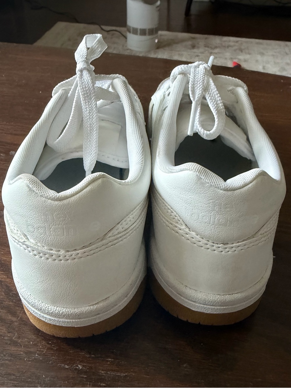 New Balance 480 White Gum Sole Leather Sneakers Women's 8 EUC - Picture 6 of 7